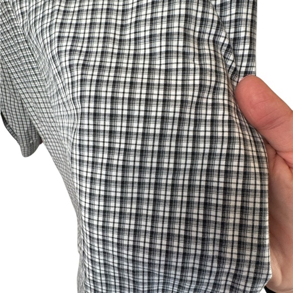 Ralph Lauren Classic Fit Button-Down Shirt - Black & White Check Size 16/L B434 - Picture 3 of 6